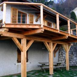 Réalisation balcon suspendu Groupe BRESSE Philippe