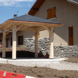 Réalisation abri voiture Groupe BRESSE Philippe