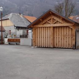 Réalisation porte bois Groupe BRESSE Philippe