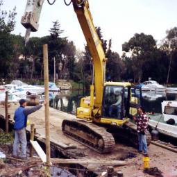Battage pieux Groupe BRESSE Philippe