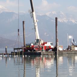 Battage pieux Groupe BRESSE Philippe